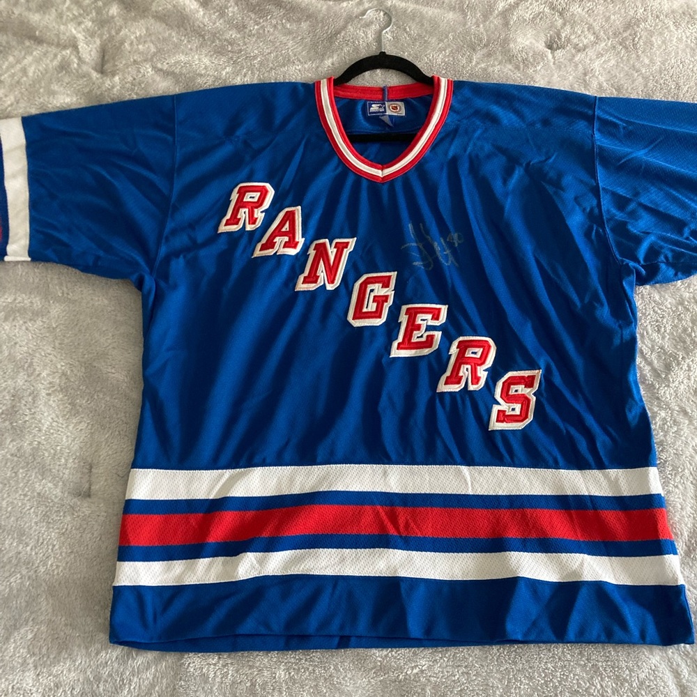 SIGNED Henrique Lundqvist Rangers Jersey